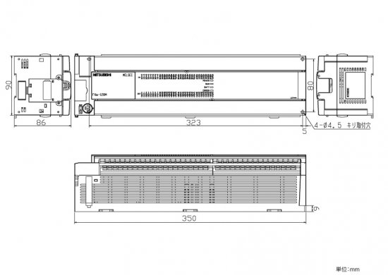 現品限り]FX3U-128MR/ES シーケンサー 三菱電機