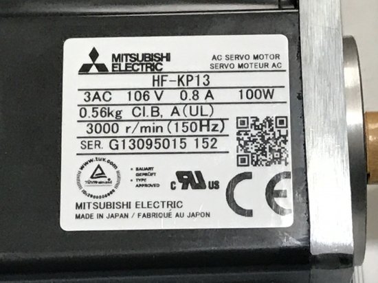 FS02-025]三菱電機 サーボモーター HF-KP13