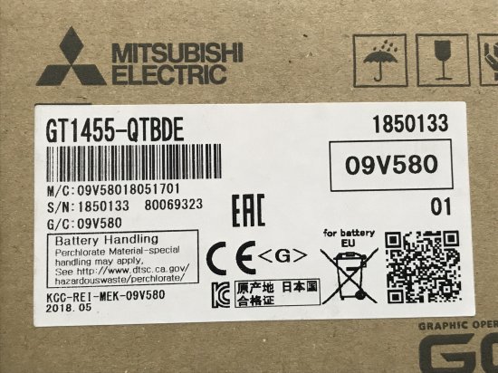 [FS05-004]三菱電機 GOT1000シリーズ 5.7型 タッチパネル GT1455-QTBDE