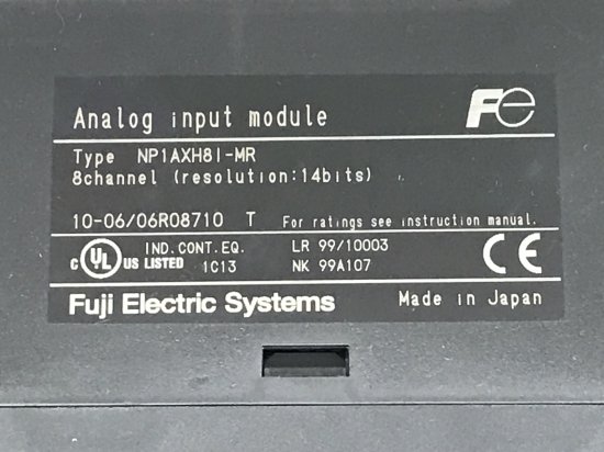 [FS04-092]富士電機 アナログ入力モジュール NP1AXH8I-MR