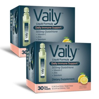 2Ȣå Vaily 륿 500 mg + ӥߥ C Liquid Glutathione 500 mg ѤϤѤޤ
