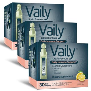 3Ȣå Vaily 륿 500 mg + ӥߥ C Liquid Glutathione 500 mg ѤϤѤޤ
