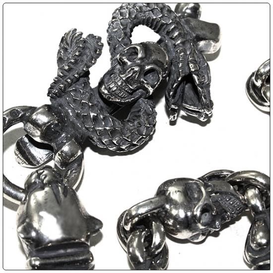 GABORATORY (ガボラトリー/ガボール) ウォレットチェーン スカル