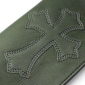 クロムハーツ 財布（Chrome Hearts）1ジップ クロスボタン