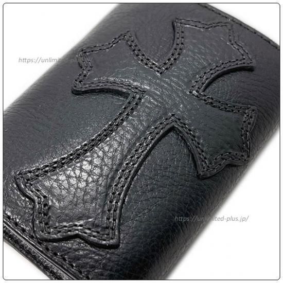 クロムハーツ 財布(Chrome Hearts)3フォールド クロスボタン クロムハーツ 財布(Chrome Hearts)3フォールド クロスボタン