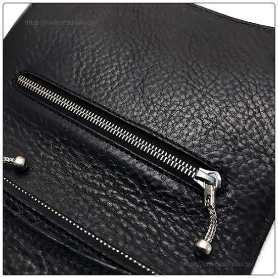 クロムハーツ 財布(Chrome Hearts)2ジップ クロスボタンズ