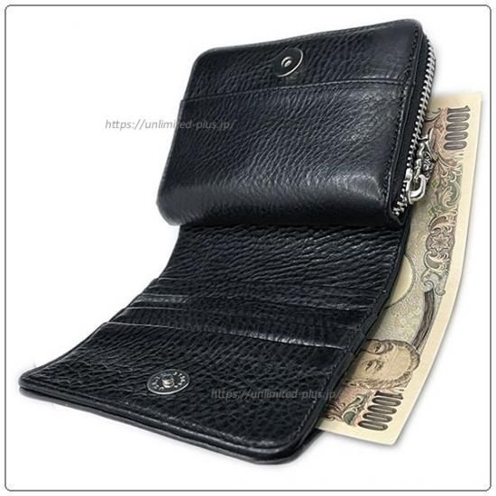 CHROME HEARTS Square Zip Bill Wallet