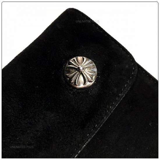 クロムハーツ 財布（Chrome Hearts）ウェーブ ウォレット クロスボタン