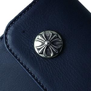 Chrome Hearts WAVE ウォレット青 CHROME HEARTS レア☆クロムハーツ /長財布/WAVE /ウェーブ