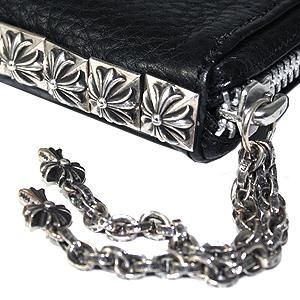 クロムハーツ 財布(Chrome Hearts)3サイドジップブラック クロムハーツ 財布(Chrome Hearts)3サイドジップブラック