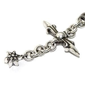 クロムハーツ(Chrome Hearts)ペンダント チャーム ローリー クロス (ネックレス)(クロム・ハーツ)