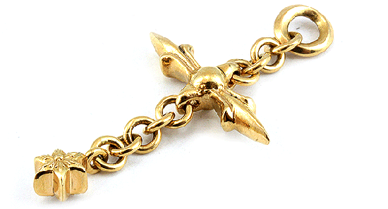 クロムハーツ(Chrome Hearts)ペンダント ローリークロス チャーム