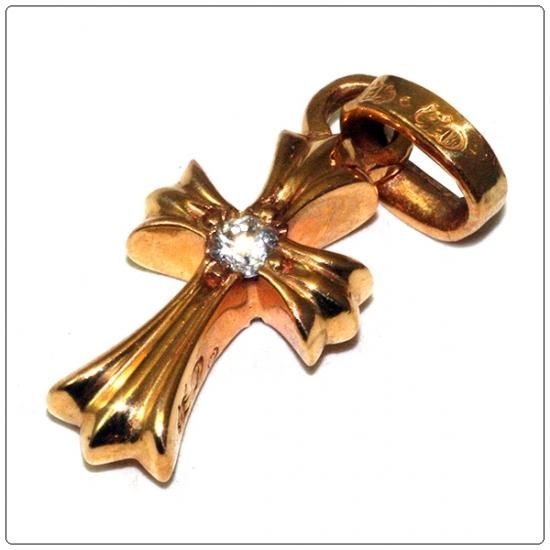 クロムハーツ　ベイビーフィットネックレス 22k クロムハーツ（Chrome Hearts）ペンダント ベイビー ファット