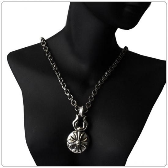 クロムハーツ ペンダント ネックレス Chrome Hearts ラージ クロスボール ペンダント