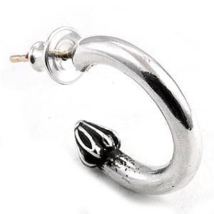 クロムハーツ(Chrome Hearts)ピアス プレーンフープ 【クロム クロムハーツ(Chrome Hearts)ピアス プレーンフープ 【クロム
