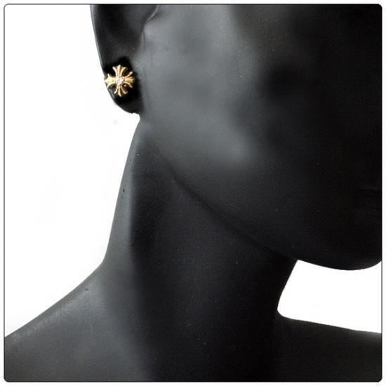 クロムハーツ（Chrome Hearts）ピアス 22K ゴールド #2 CHプラス ...