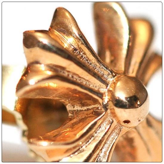 クロムハーツ(Chrome Hearts)ピアス 22Kゴールド #2 CHプラス クロムハーツ(Chrome Hearts)ピアス 22Kゴールド #2 CHプラス