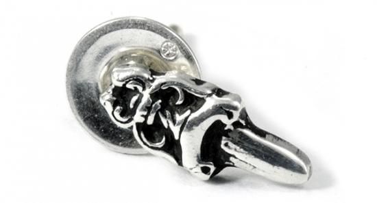 クロムハーツ（Chrome Hearts）ピアス ダガー ノーズ スタッド (クロム 