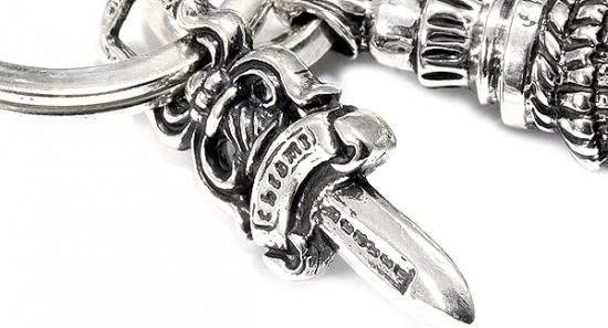 クロムハーツ(Chrome Hearts)キーリング クロウ ウィズ クロムハーツ(Chrome Hearts)キーリング クロウ ウィズ
