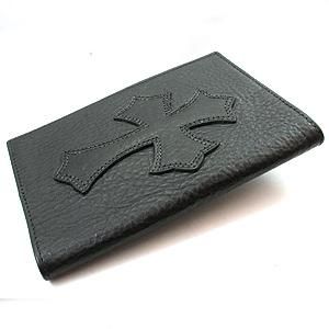 クロムハーツ　CHROME HEARTS パスポートケース　レザー　最終値下げ