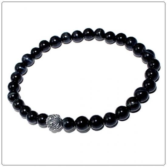 ロンワンズ ロゴ ビード タイガーアイ (10mm) ブレスレット