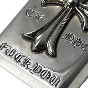 CHROME HEARTS クロムハーツ NY FACK YOU CHクロス Zippo シルバー