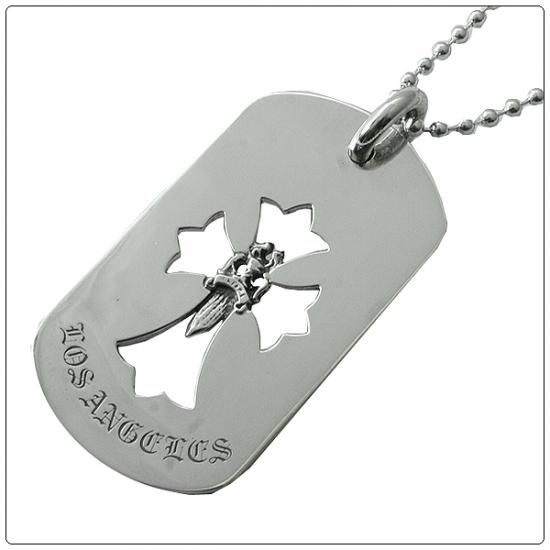 クロムハーツ Chrome Hearts ドッグタグ クロスダガーロサンゼルス限定 クロム ハーツ