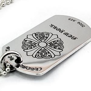 クロムハーツ（Chrome Hearts）ドッグタグ レイズドセメタリー