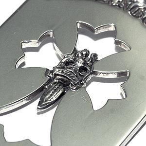 クロムハーツ（Chrome Hearts）ドッグタグ クロス ダガー LOS ANGELES 