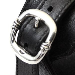 クロムハーツ CHROME HEARTS ■ 【 RR TINY BUCKLE 】 ロックンロール レザー ブレスレット s2117710状態コメント