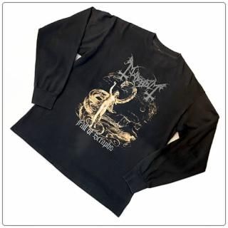 MAYHEM (メイヘム) 1997 Fall of Seraphs ヴィンテージ バンド Tシャツ ロングスリーブ 長袖 1997