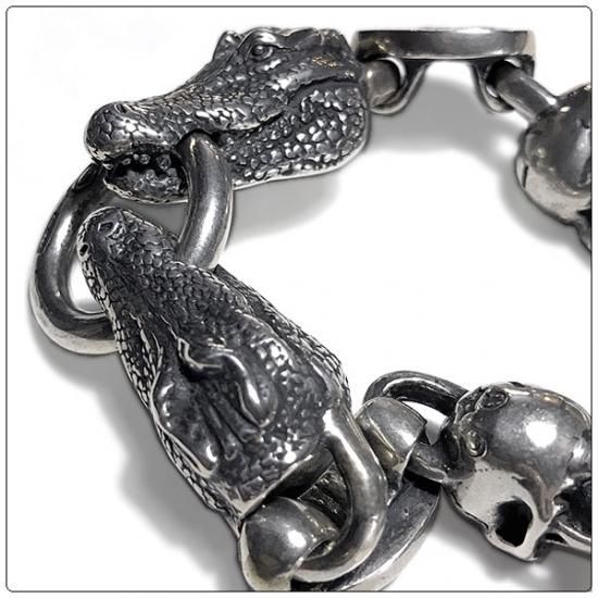 GABORATORY (ガボラトリー/ガボール) ブレスレット 2アリゲーター