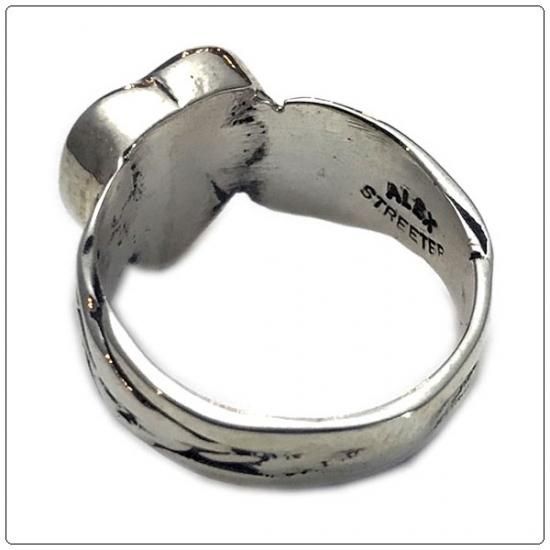 アレックスストリーター/ALEX STREETER リング オニキス ハート