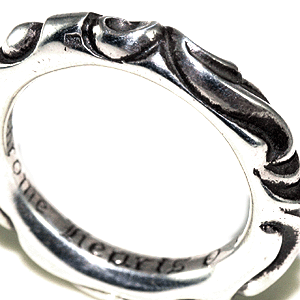クロムハーツ リング/指輪(Chrome Hearts)スクロールバンド リング 【クロム・ハーツ】【クロムハーツ財布】【名古屋】 クロムハーツ リング/指輪(Chrome Hearts)スクロールバンド リング 【クロム・ハーツ】【クロムハーツ財布】【名古屋】