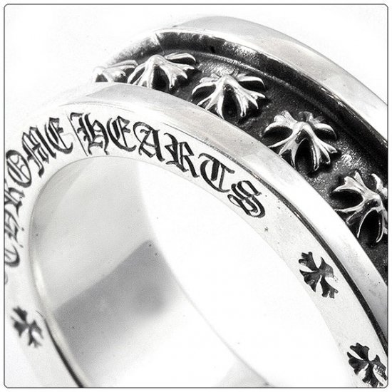 CHROME HEARTS クロムハーツ SMALL CUT OUT CH PLUS RING SV925 SIZE
