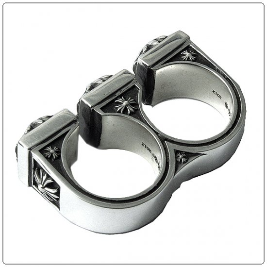 CHROME HEARTS LARGE BRASS KNUCKLES RING クロムハーツ ラージ BRASS
