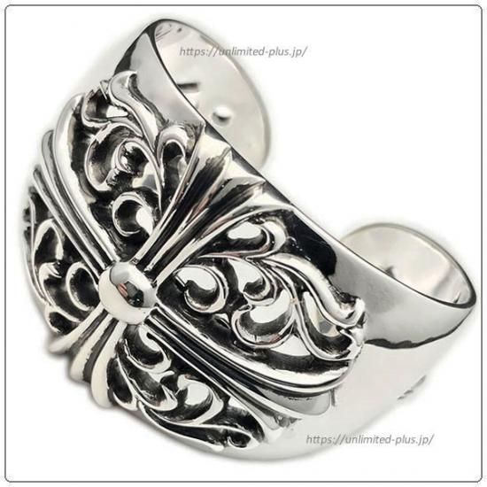 クロムハーツ ブレスレット Chrome Hearts ワイドカフ バングル
