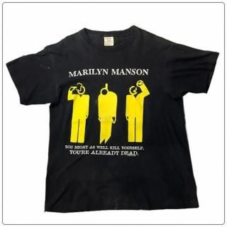 쥢ʰ硪Marilyn Manson (ޥ ޥ󥽥) 1996 YOU'RE ALREADY DEAD ơ Х T 硼 ꡼ Ⱦµ