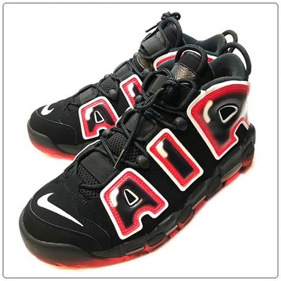 NIKE ナイキ AIR MORE UPTEMPO 96-BK/WH ナイキ エア モア