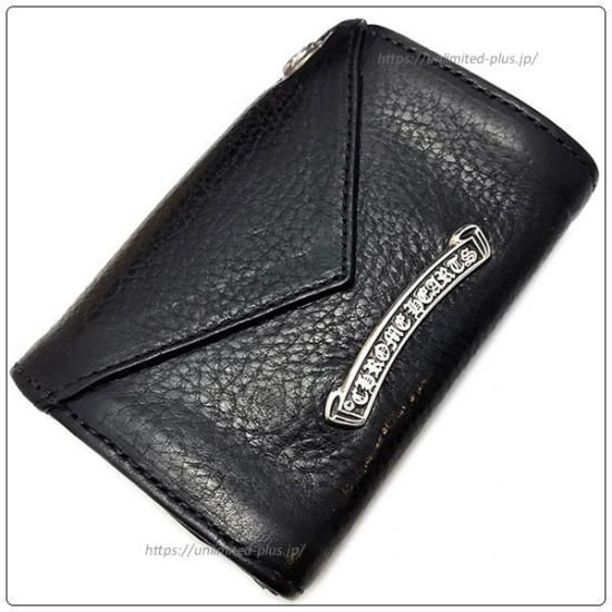 CHROME HEARTS クロムハーツ（原本無） 財布 TINY WALLET CH PLUS タイニー ウォレット CH プラス ブラック系