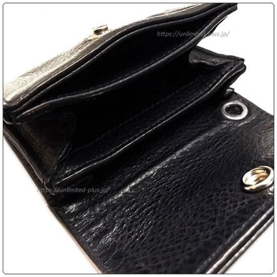 クロムハーツ 財布 (Chrome Hearts) ウォレット タイニー CHプラス ブラック ヘビー レザー【クロム・ハーツ】【名古屋】