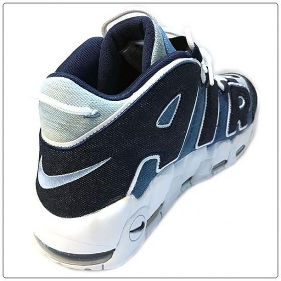 NIKE ナイキ AIR MORE UPTEMPO 96-BK/WH ナイキ エア モア アップテンポ デニム【モアテン】 NIKE ナイキ AIR MORE UPTEMPO 96-BK/WH ナイキ エア モア アップテンポ デニム【モアテン】