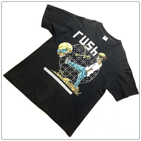 90'S当時物 RUSH ROLLTHEBONES Tシャツ pushead