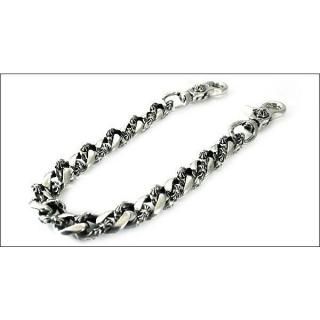 稀少 クロームハーツ SHORT-Sフラワーボールウォレットチェーン クロム