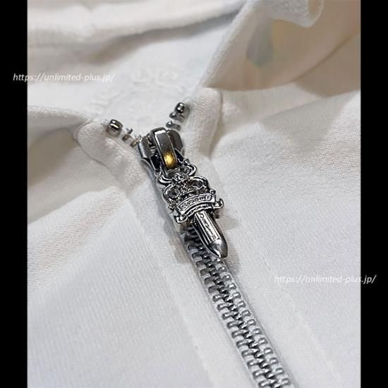 クロムハーツ(Chrome Hearts)フードジップ ホワイト グロウ クロムハーツ(Chrome Hearts)フードジップ ホワイト グロウ