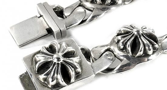 クロムハーツ(Chrome Hearts)ブレスレット クロス リンク クロムハーツ(Chrome Hearts)ブレスレット クロス リンク