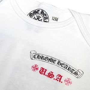 クロムハーツ（Chrome Hearts）ベイビー ロンパース USフラッグ