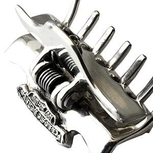 クロムハーツ（Chrome Hearts）ヘアクリップ Vプレーン 【クロム