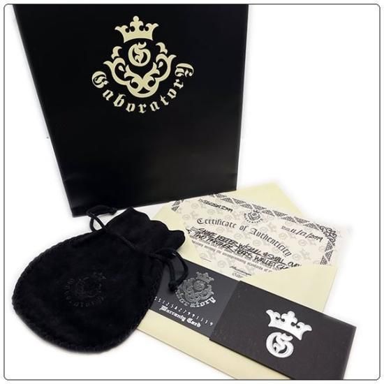 GABORATORY (ガボラトリー/ガボール) ライオン&スカル 18Kゴールドリング