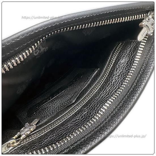 クロムハーツ(Chrome Hearts)バッグ フラット スモール ブラック クロムハーツ(Chrome Hearts)バッグ フラット スモール ブラック